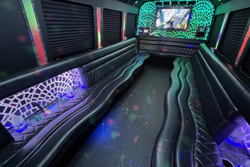 Clinton Limo Bus Interior
