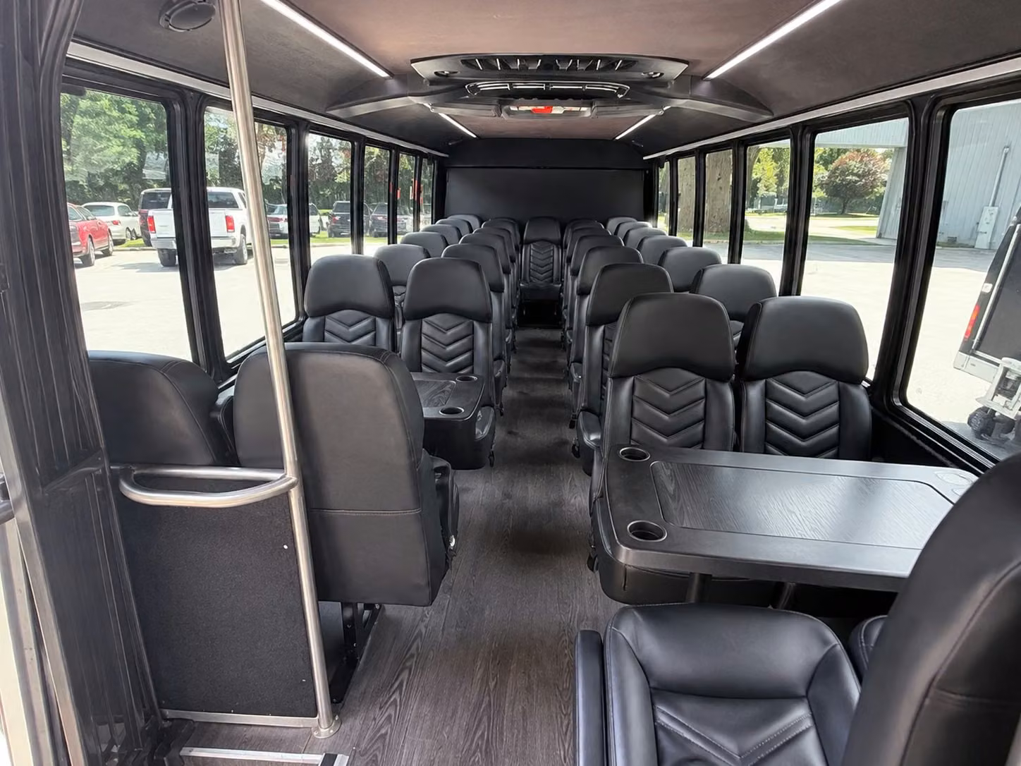 15 passenger minibus inside