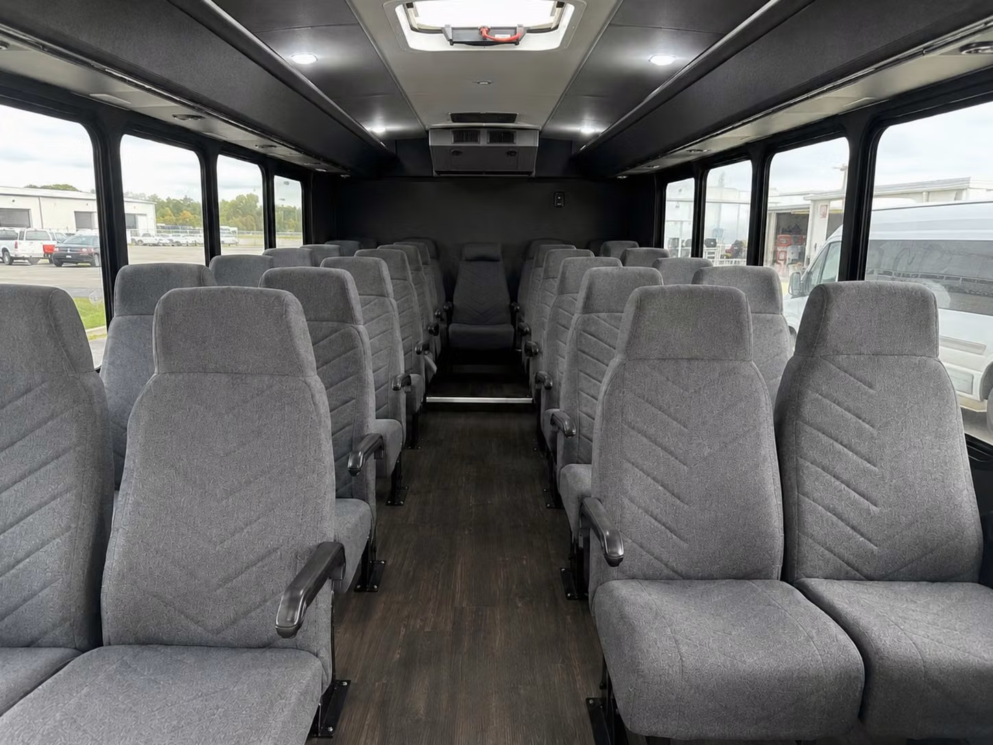 18 passenger minibus inside