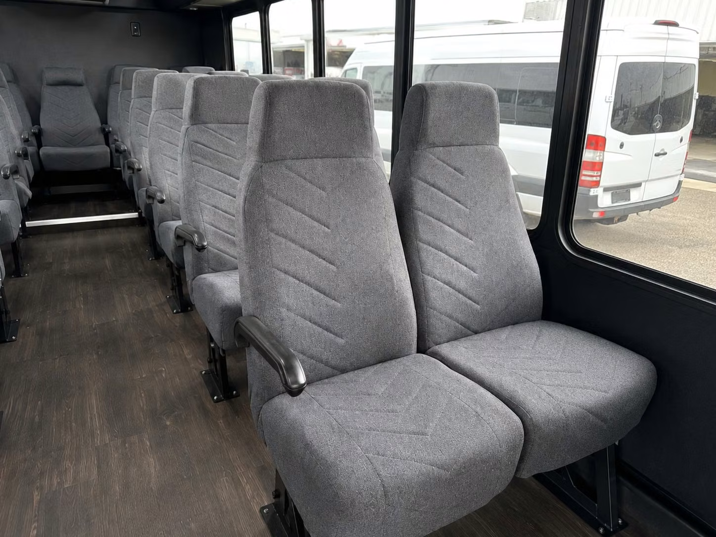 18 passenger minibus interior
