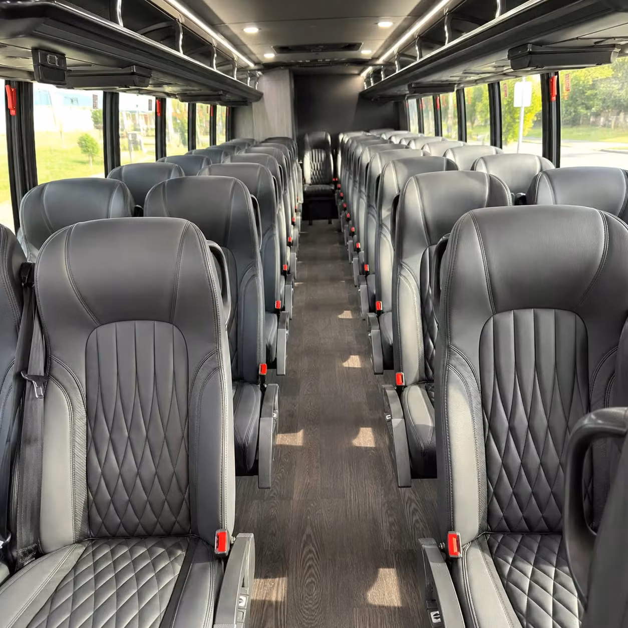 35 passenger minibus interior