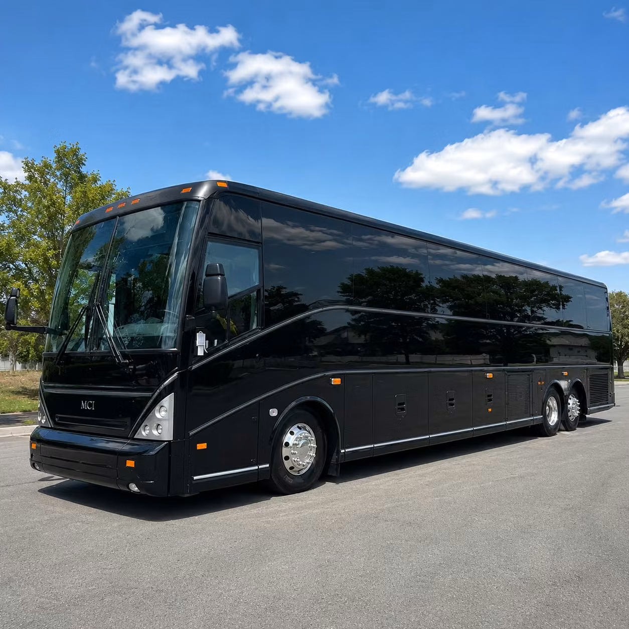 clinton wedding shuttle bus rentals that keep your guests on schedule