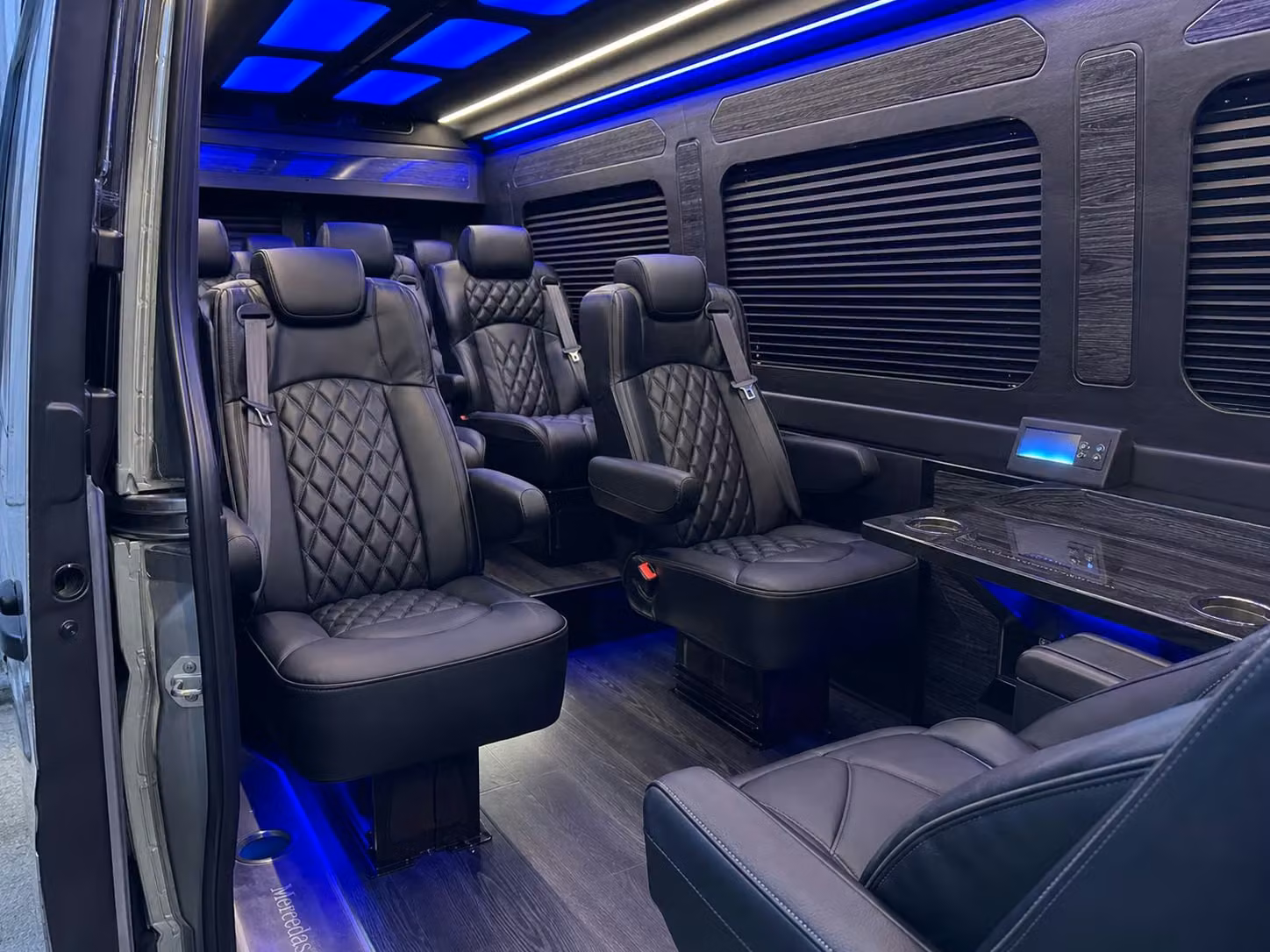 sprinter van transportation for groups and events across clinton