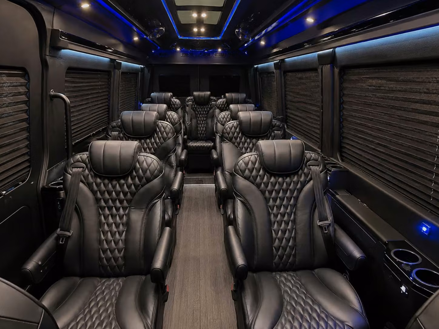 sprinter van with driver inside